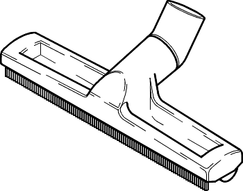 VÅTSUGMUNSTYCKE. PLAST, B: 300 MM Ø36