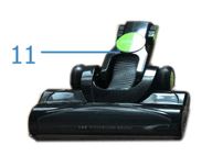 BRUSH BLACK/GREEN TO FORZASPIRA SLIM SR110